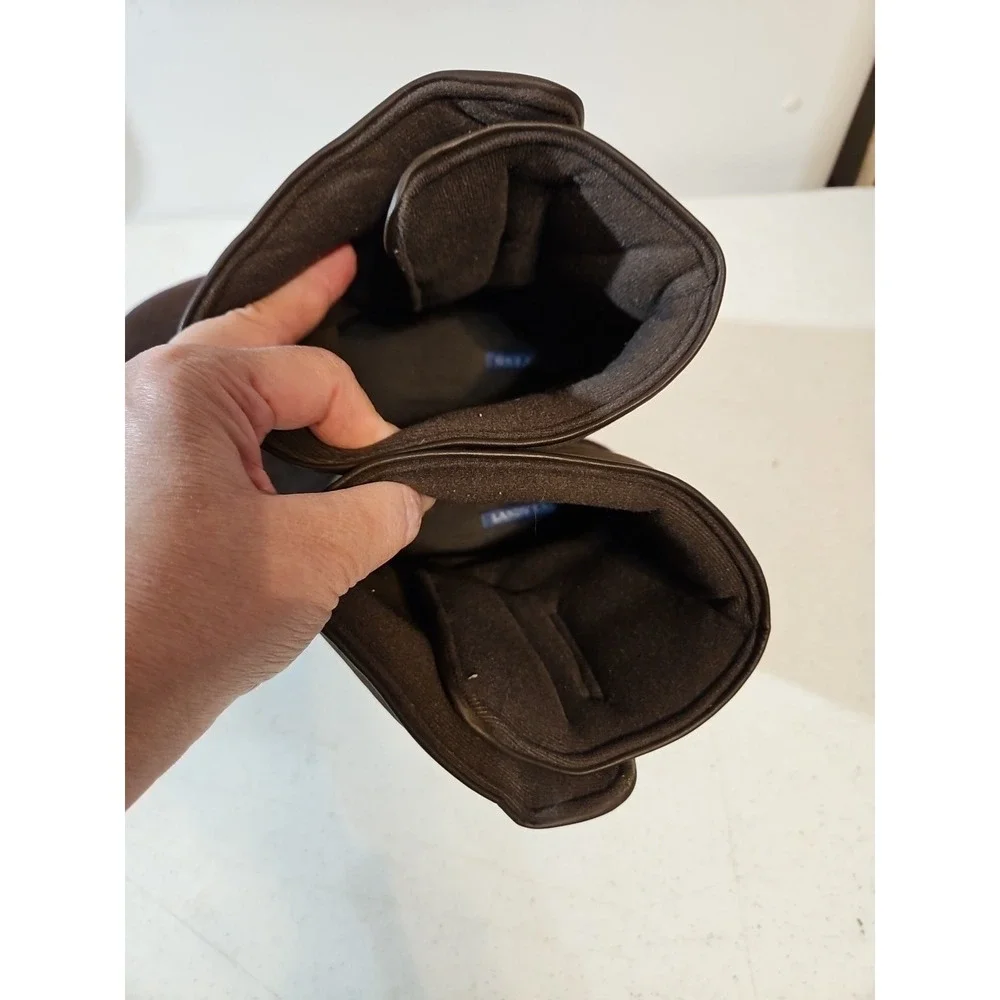 Lands End Winter Boots Women 9.5 B Brown‎ Casual Everyday Walking Ex. Condition